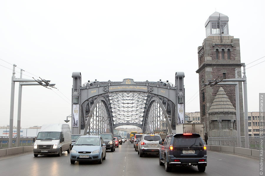 Мост императора Петра Великого Санкт-Петербург, Россия