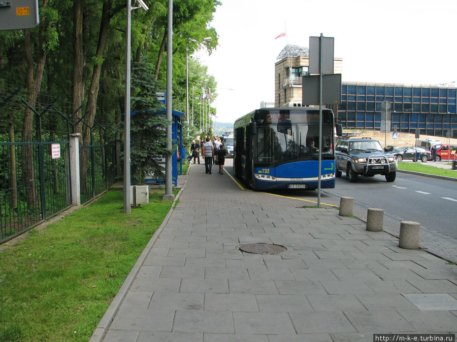 Остановка автобусов Краков, Польша