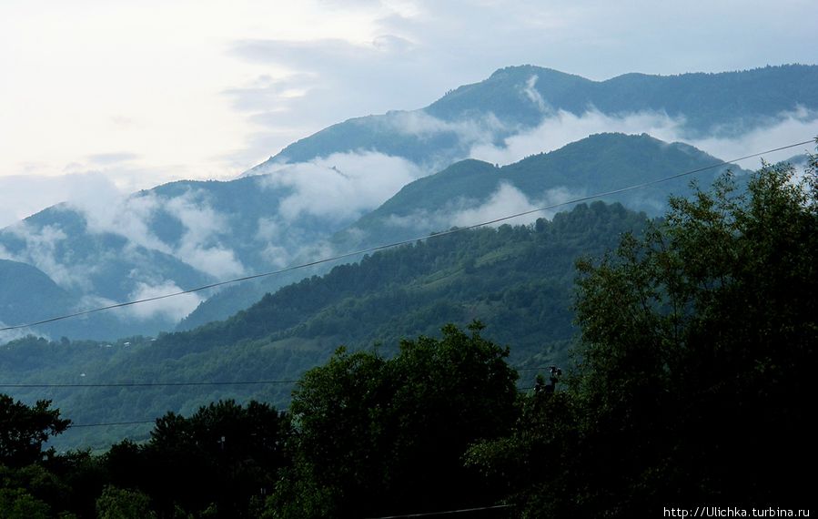горы в Раче Грузия