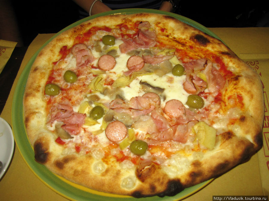 Это не моя и не такая вкусная пицца Ла-Специа, Италия