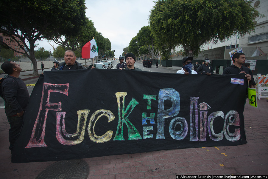 Первомай американского протеста Лос-Анжелес, CША