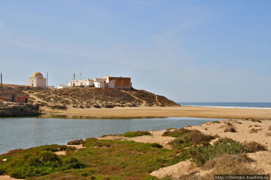 Пляж Аглу - царство песчаного рельефа и ибисов Аглу, Марокко