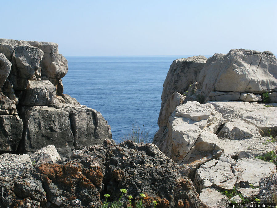 Море и камни Дубровник, Хорватия