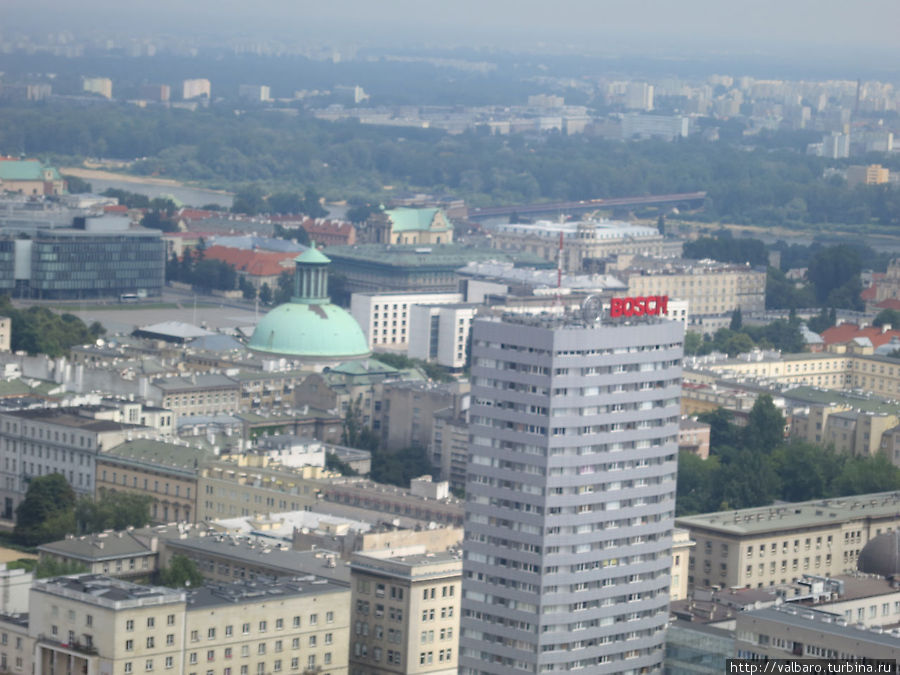 Смотровая площадка во Дворце Культуры и Науки Варшава, Польша