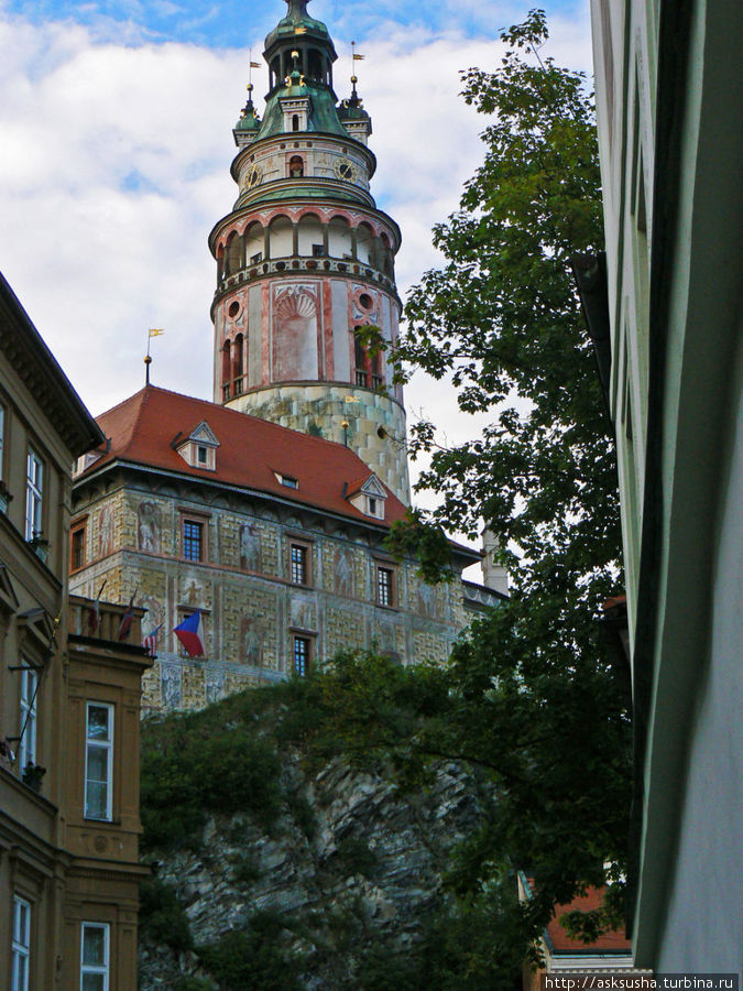 Малый град и башня Чешский Крумлов, Чехия