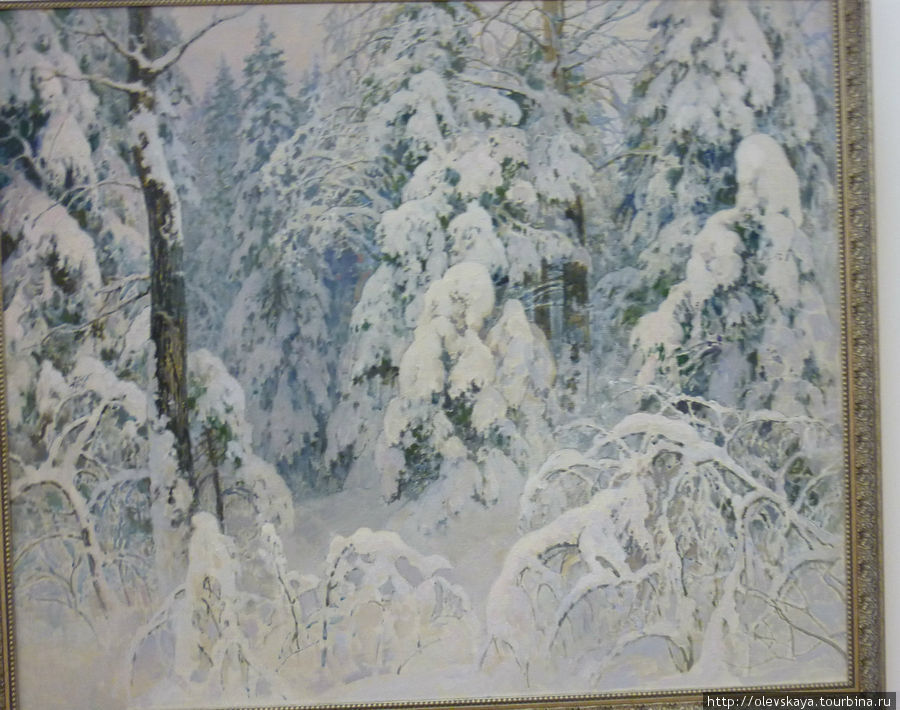 Вологодская зима в изображении вологодского же художника О. Бороздина