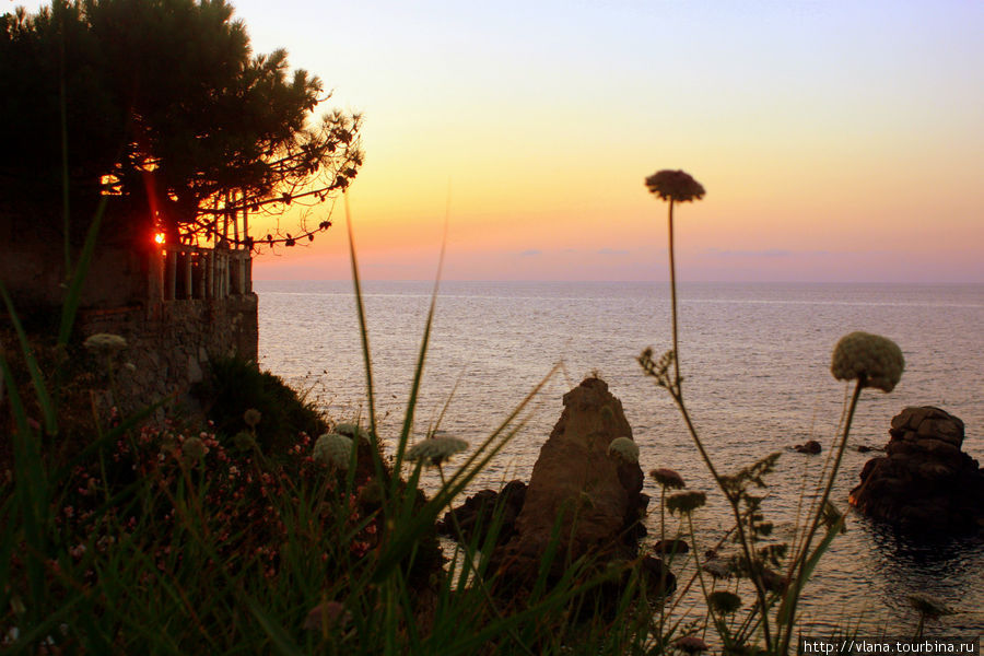 Закат в Бриатике... Теринское море... Вибо-Валентия, Италия