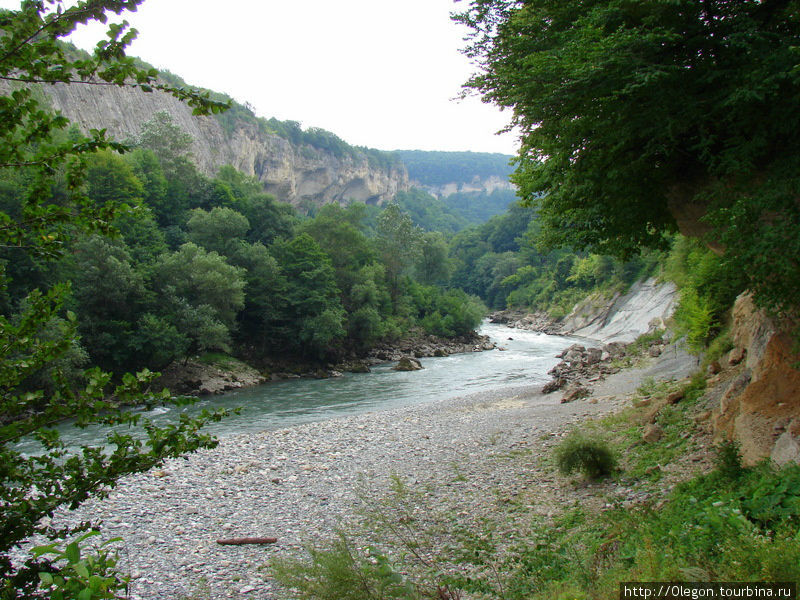 Река Белая и теснины Хаджоха Каменномостский, Россия