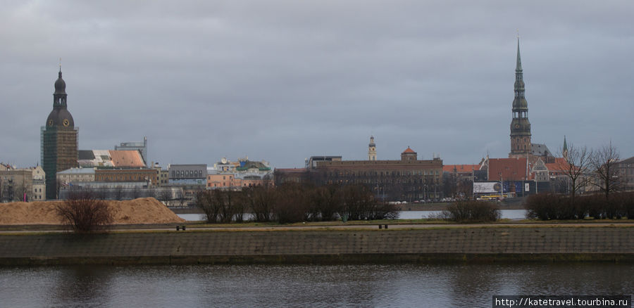 Панорама Риги Рига, Латвия