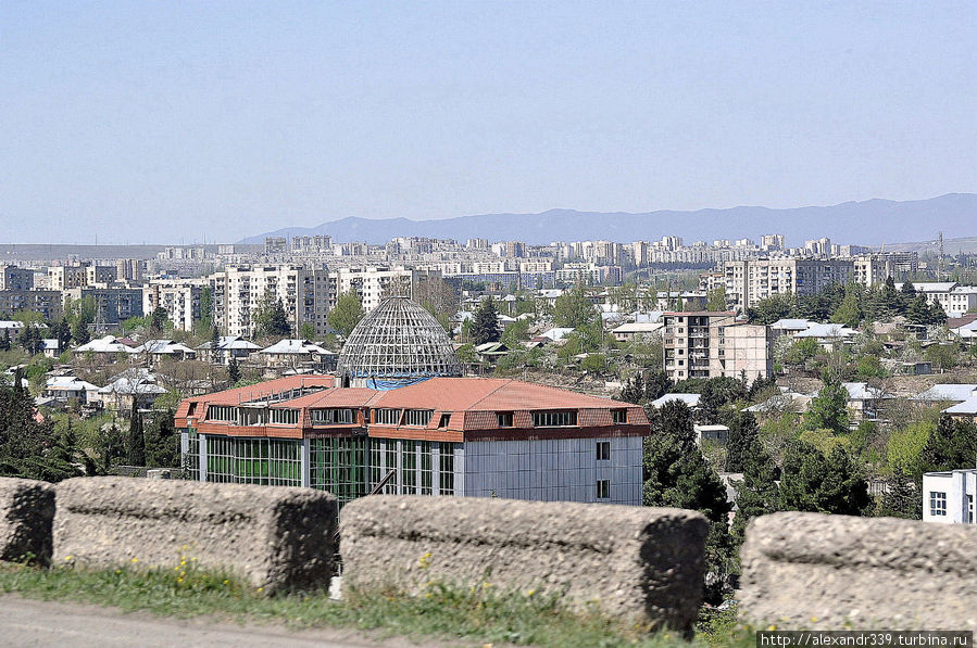 Тбилиси с высоты Мтацминды Тбилиси, Грузия