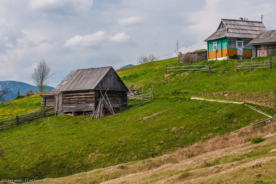 Весенние Карпаты, гуцулы, rоры, пейзажи, собаки... Яремче, Украина