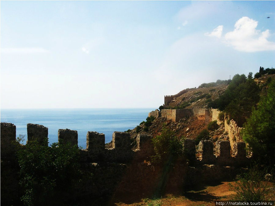 Пещеры Дамлаташ, старая крепость Алания, Улаш Алания, Турция