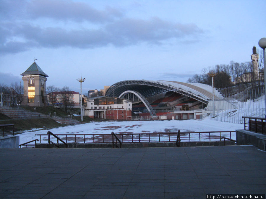Эстрадная площадка, где проходит ежегодный фестиваль Славянский базар Витебск, Беларусь