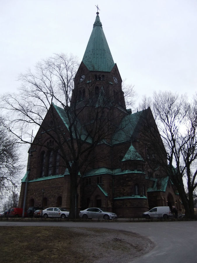 На холме недалеко от площади Nytorget расположилась Церковь Софии (Sofia Kyrka) Стокгольм, Швеция