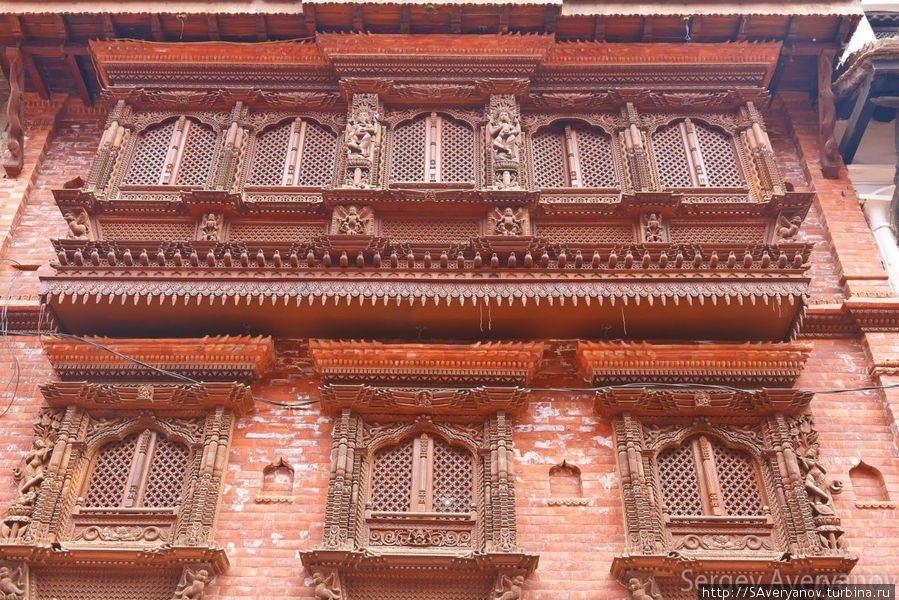 Бхактапур, наличники Катманду, Непал