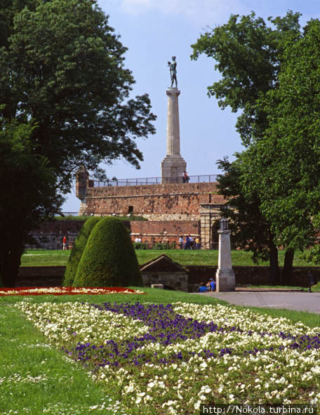Крепость Калемегдан. Памятник Победителю Белград, Сербия