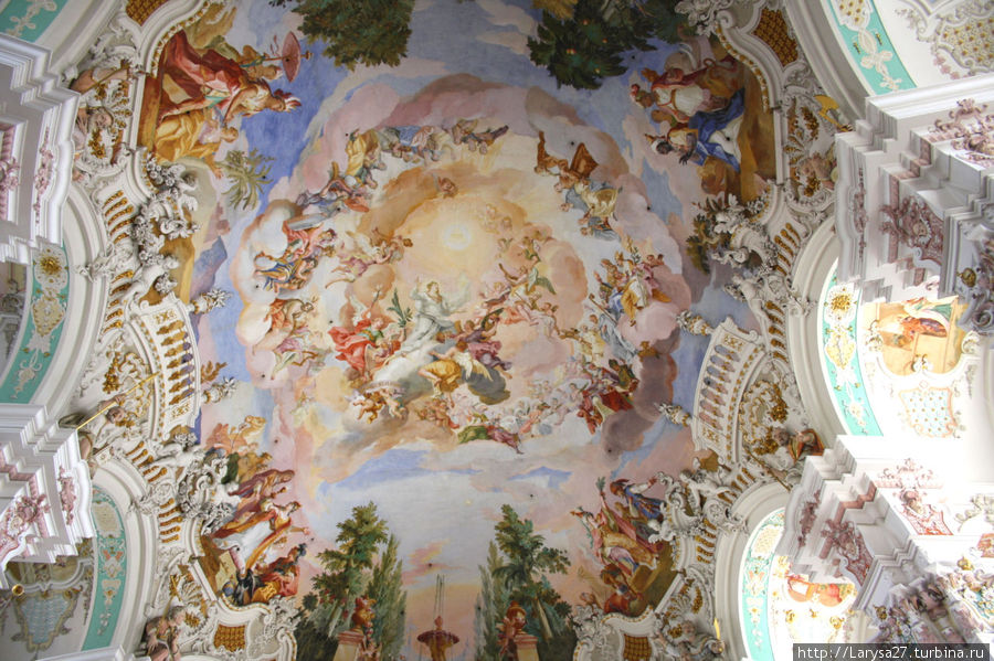 Центральная фреска Вознесение Марии Штайнхаузен, Германия