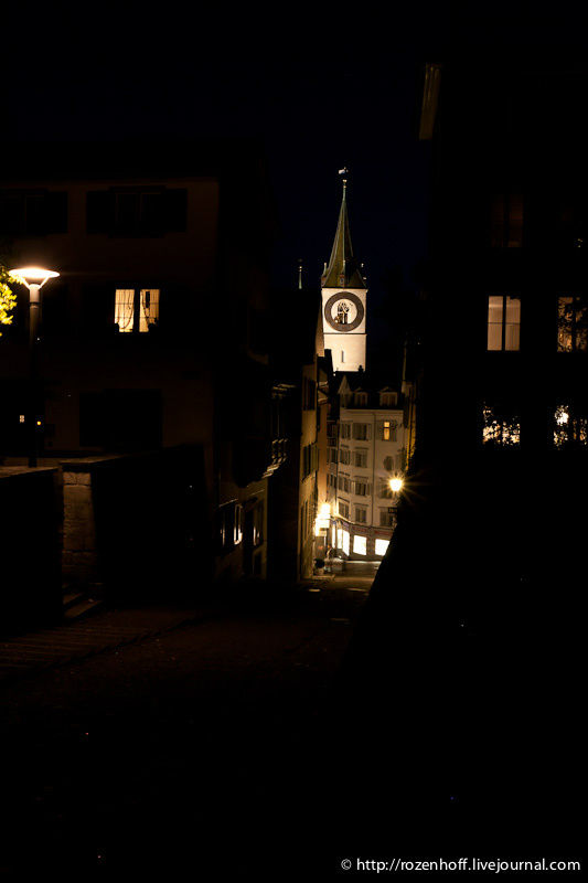 Ночной Цюрих Цюрих, Швейцария
