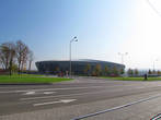 Донбасс-арена Красавец стадион.Жаль солнце в обьектив.