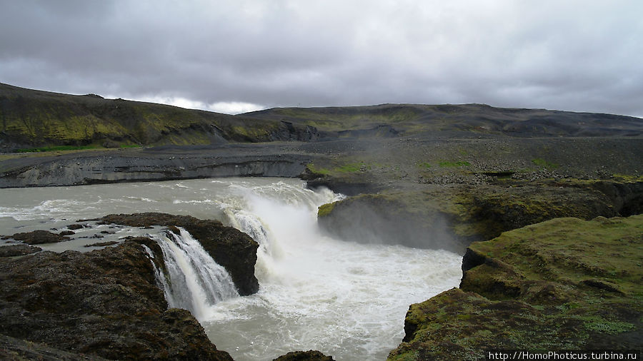 безымянный водопад Исландия