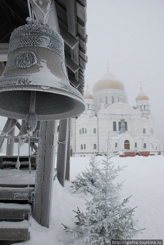Зима на Белогорье Кунгур, Россия