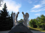 Памятник луховичанам, погибшим в локальных войнах и военных конфликтах.