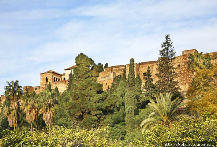 Крепость Алькасаба Малага, Испания