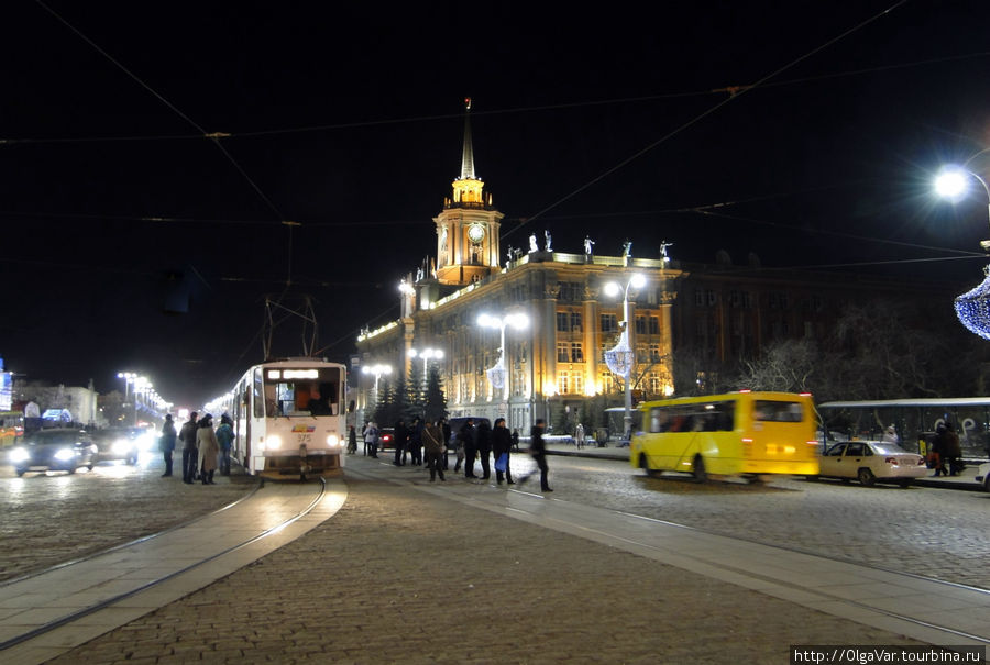 На главной площади города Екатеринбург, Россия