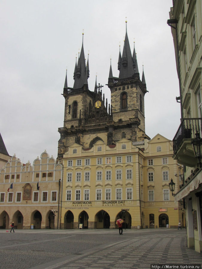 Староместской площадь, Тынский храм Прага, Чехия