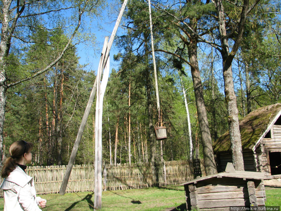 Колодец с журавлем Рига, Латвия