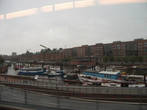 Вид на порт из трамвая