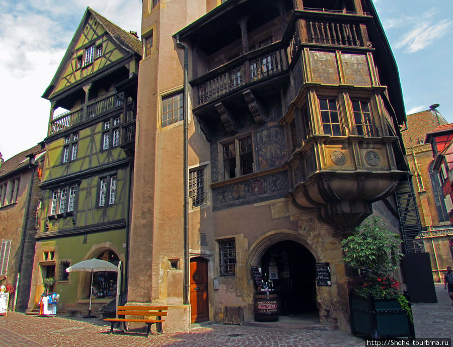 знаменитое здание — Maison Pfister (1537 г.) Кольмар, Франция