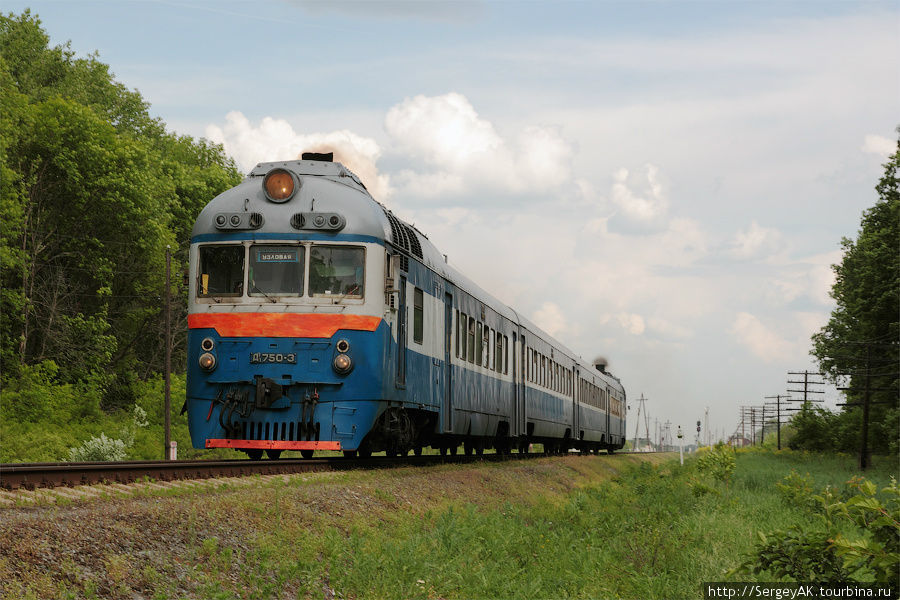 Поезд на Узловую Кимовск, Россия