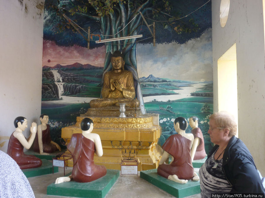 Баган. Пагода Швезигон. Первая проповедь Будды. Баган, Мьянма