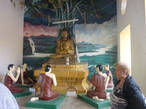 Баган. Пагода Швезигон. Первая проповедь Будды.