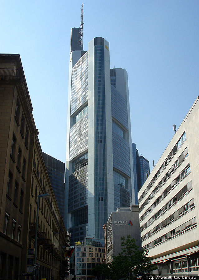 Commerzbank Tower. Франкфурт-на-Майне, Германия