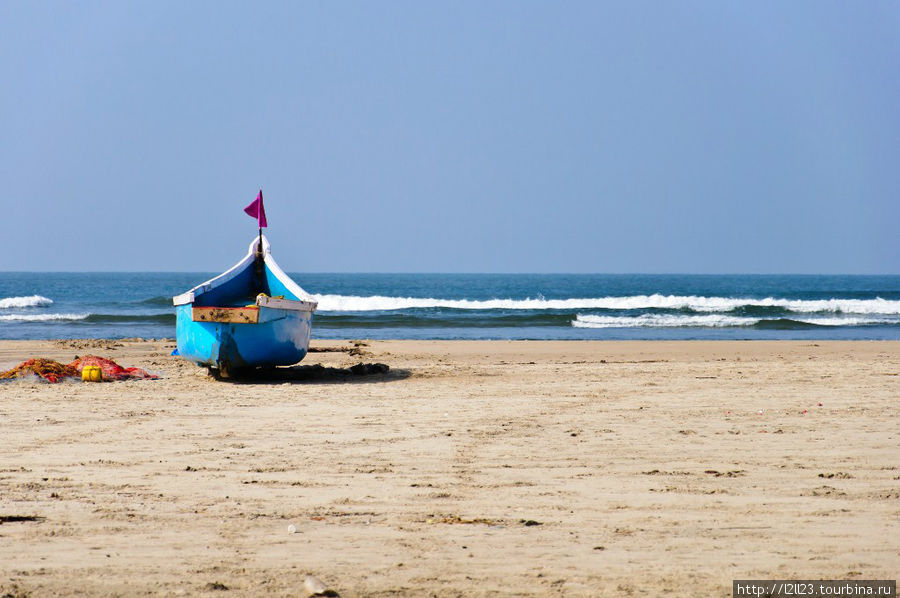 2 пляжа Северного Гоа. Штат Гоа, Индия
