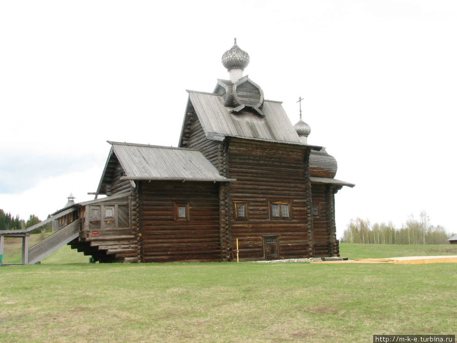 Церковь Преображения из села Янидор. Пермь, Россия
