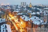 Первомайская улица зимой.