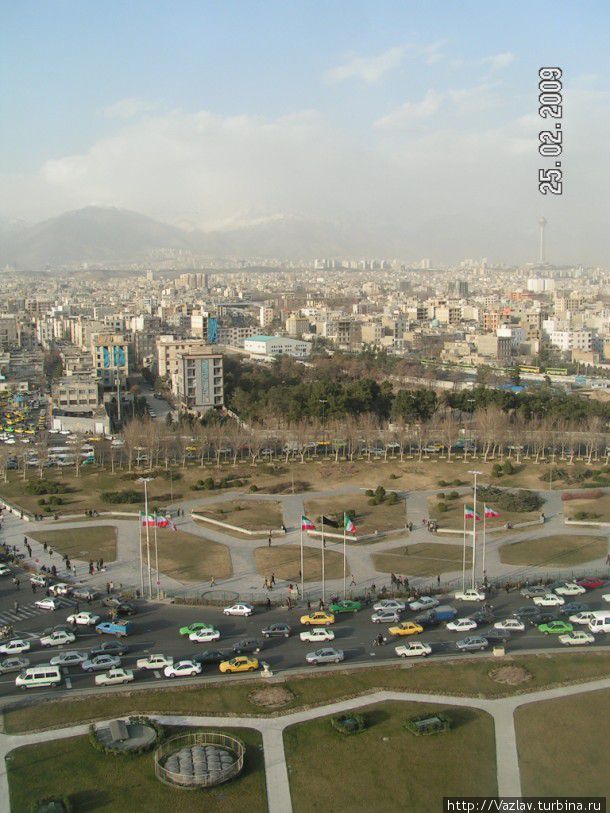 Плотная толпа Тегеран, Иран