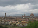 Панорамный вид с площади Микеланджело.