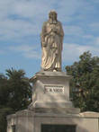 Памятник Джамбаттисту Вико-крупнейший итальянский философ.